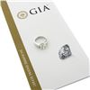 Image 9 : Vintage Platinum Ideal 5.02 ctw GIA Round Brilliant Diamond w/ Waterfall Baguett