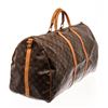 Image 2 : Louis Vuitton Brown Monogram Canvas Keepall Bandouliere 60 Travel Bag