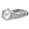 Image 6 : Rolex Ladies Stainless Steel Silver Index Dial 18K White Gold Fluted Bezel Datej