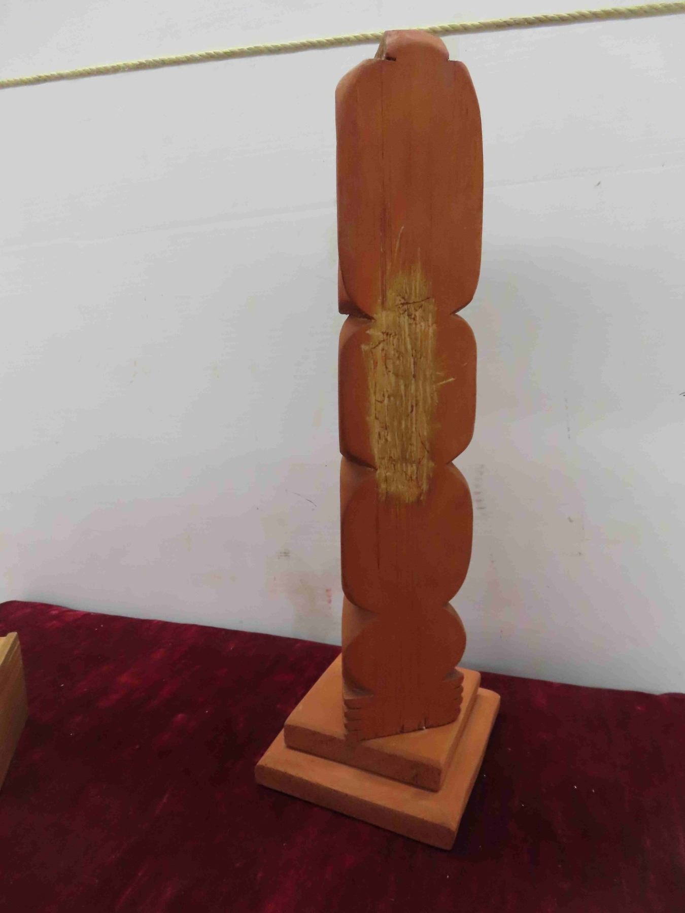 Haida Hand Large Vintage First Nations Haida Hand Carved Cedar
