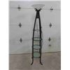 Image 1 : Floor Lamp with 4 Glass Shelves 69'' H 