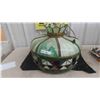 Image 1 : Tiffany Style Lamp with Stained Glass, Base 