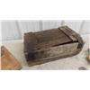 Image 8 : Primitive Box with Leather Hinges, Coffee Grinder
