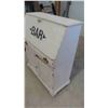 Image 2 : Drop Front Writing Desk Painted 44'' x 16'' x 36'' 