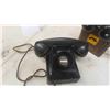 Image 2 : 3 Antique Phones (2) Wood Crank , Office Desk