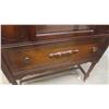 Image 8 : Walnut China Cabinet 65'' x 35'' x 14 1/2'' 