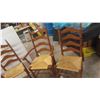 Image 2 : 6 Matching Ladder Back Kitchen Chairs , 