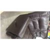 Image 2 : Leather(style) Reclining Love Seat 59''