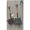 Image 2 : 4 Hand Yard Tools : Shovel, Spade, Pick, Hoe