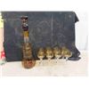 Image 2 : GlassWare, Decanters w/8 Matching 