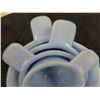 Image 2 : 4 Piece Pyrex Delphite Blue Measeuring Cups 