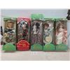 Image 1 : 5 New Porcelain Dolls 18" Tall 