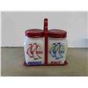 Image 8 : 9pcs Milk Glass : Salt and Pepper Shakers,  