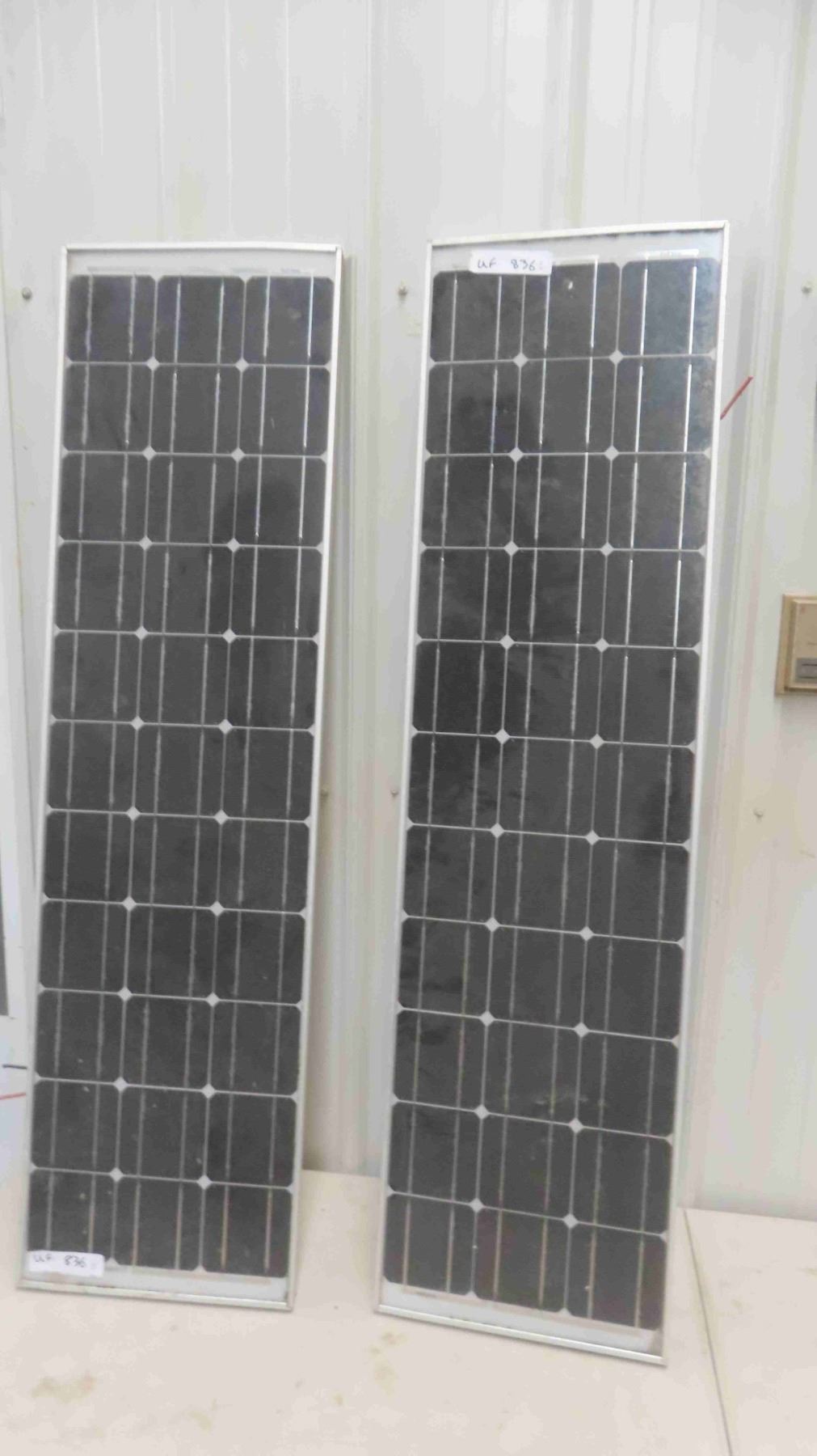 2 Solar Panels: Shell Solar Model SM50-H 50