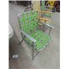 Image 2 : 3 Vintage Folding Lawn Chairs 
