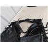 Image 2 : Womens Black Leather Chaps 