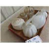 Image 2 : 6 Vintage Light Milk Glass Shades 