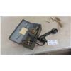 Image 1 : Vintage Military Phone with Generator Steel Box 