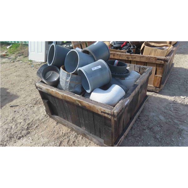 Pallet/Crated Lot of Fittings, Elbows, Connectors, 1/2'' - 10'' , Some Smaller, Few Taps