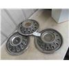 Image 1 : (3) 1967 Chevy Impala Hubcaps 