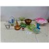 Image 1 : Vintage Colored Glass Servingware & More 