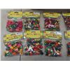 Image 2 : 135 Packages Glass and Wood Craft Beads 