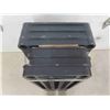 Image 2 : 2 Black Shelf Units with 3 Shelves 13'' x 35''  & 