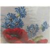 Image 3 : Basket of Poppies Cross Stitch Framed 