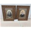 Image 1 : 2 Victorian Solid Oak Pictures 13''x16''