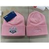 Image 2 : New 6 Pink Touques & 4 Winnipeg Jets Scarves 