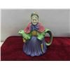 Image 9 : 1930s Little Old Lady Tea Pot with Matching Cream 