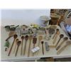 Image 1 : Vintage Kitchen Utensils , Wooden Spoons, Ladels,