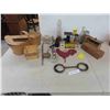 Image 1 : Vintage Kitchen/Pantry Items : Butter Press, Scale,