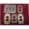 Image 2 : Vintage Electrical Ornate Oulet Plates & More 