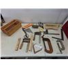 Image 1 : Vintage Carpenters Tool Box Including Clamps,