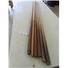 Image 1 : 6 Vintage Billiard Snooker Cue Sticks