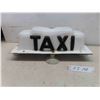 Image 1 : Vintage Tax Cab Light Fixture Blow Mold for 
