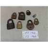 Image 1 : 7 Vintage Padlocks 