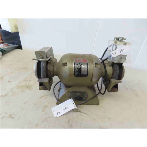 Qick Elec. Bench Grinder 1/2HP 