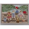 Image 5 : Needlepoint Framed Picture 21'' x 17'' 