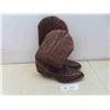 Image 1 : Leather Cowboy Boots Size 9 