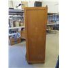 Image 3 : Vintage Wood Cabinet with 2 Glass Doors , 2 