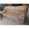 Image 2 : Leather/Leather Style Couch 82'' Wide, 