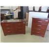 Image 1 : 2 Dressers , Both with Glass Top Covers (1