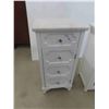 Image 3 : 2 Stands/Cabinets, Both with Marble Top (1)
