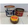 Image 2 : Vintage Tins: Honey, Coffee, Baking Powder, 