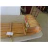 Image 2 : Torpedo 72'' Wood Tobaggan , Back Is Loose 