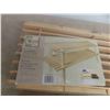 Image 2 : New (Unassembled) (2) 2 Tier Wood Shoe Racks 