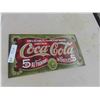 Image 3 : 2 Metal Coke Signs (Modern) 12'' x 17'' &