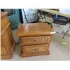 Image 6 : Oak Dresser 32'' x 19'' x 60'' , Mirror 33'' x 43'' & 
